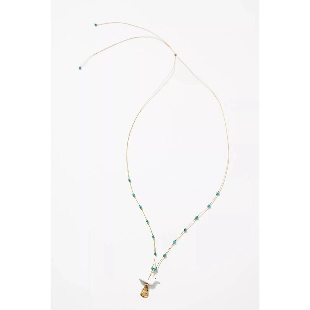 Anthropologie Turtledove Pendant Necklace NEW